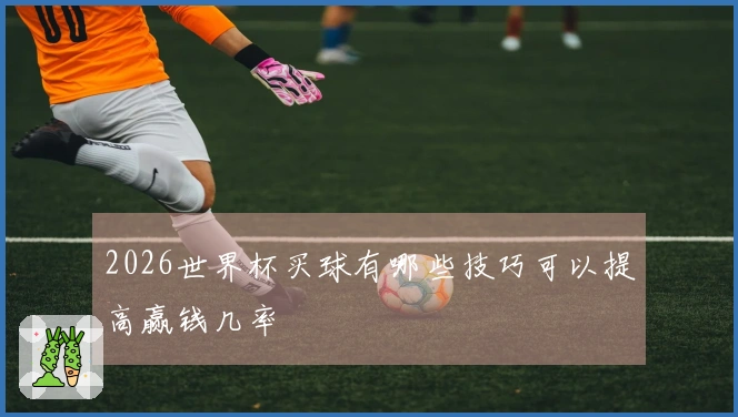 2026世界杯买球有哪些技巧可以提高赢钱几率