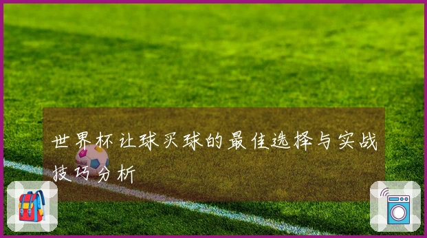 世界杯让球买球的最佳选择与实战技巧分析